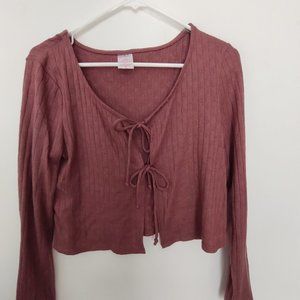 Crop Cardigan Sweater